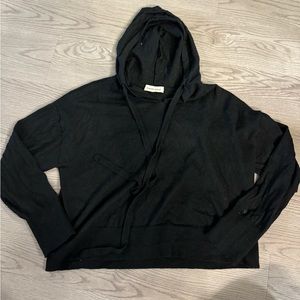 Gentle Herd Cropped Merino Hoodie